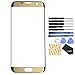 VEKIR Vetro di Riparazione dello Schermo per Samsung Galaxy S7 Edge (Oro)