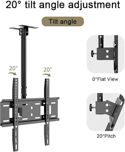 Support de plafond TV inclinable : la solution aux murs fragiles et salons encombrés - 4
