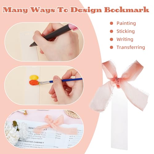 Marque-pages acrylique transparent pour sublimation et lecture - 8