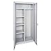 SANDUSKY LEE CAC1362472-05 Classic Series Combination Height Cabinet with Adjustable Shelves, Steel, 72" Height, 36" Width, 24" Length, Dove Gray