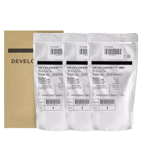 Material de revelado compatible con MP3500 y MP4000 para copiadoras Ricoh en bolsa de 500 g