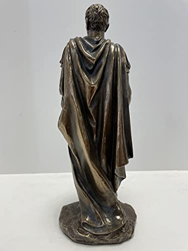 Estatua de Julio César en Uniforme Militar Romano Acabado Bronce miniatura 5