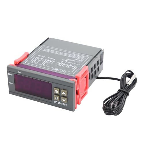AYWHP 1 PCS 110 V-220 V Thermostat Fahrenheit/Celsius Régulateur de température numérique Thermostat Chauffage/Refroidissement Mode Électronique Affichage numérique Micro-ordinateur Contrôleur de temp