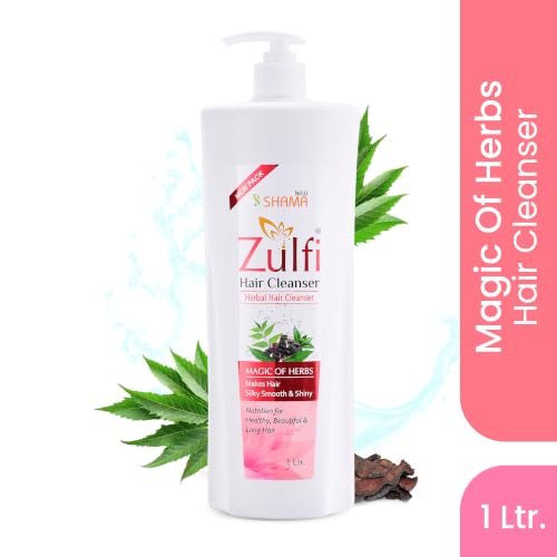 Image of New Shama Zulfi Herbal Hair Cleanser Shampoo 1lt.