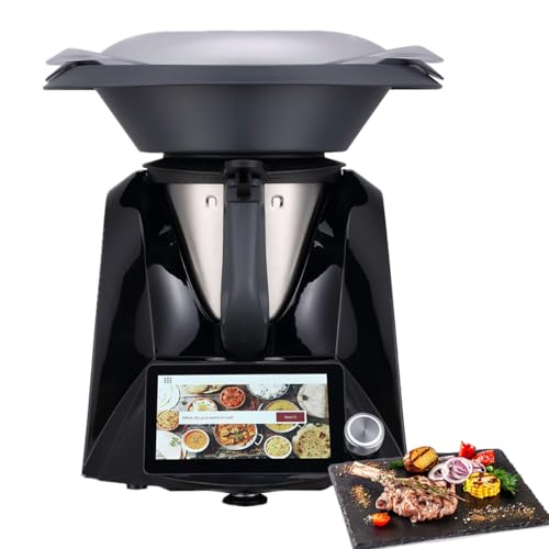 Lista de Robots de cocina los más solicitados. 46 Wiyrexiy Thermomixer eléctrico Inteligente, Robot de Cocina Chef máquina de Cocina, máquina de salteado automático Inteligente multifunción con Pantalla TFT de 7 Pulgadas,...
