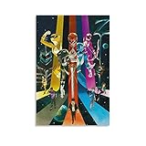 Go Go Power Rangers Anime Pictures for Wall Art Manga Covers Magazine Graphic Posters Drawing...