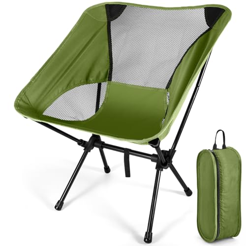 NXPZ Silla Plegable Camping, Silla Plegable Ultraligera y Portátil, Silla de Camping con Bolsa de Almacenamiento, para Barbacoa, Picnic, Pesca, Playa, Senderismo