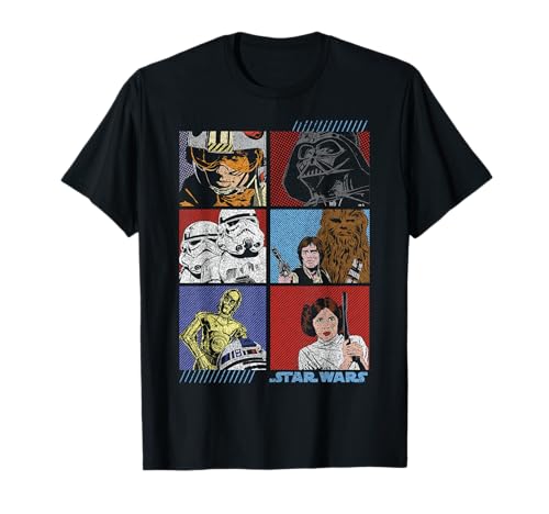 Star Wars Comic Wars Box Up T-Shirt le cadeau parfait pour anniversaire