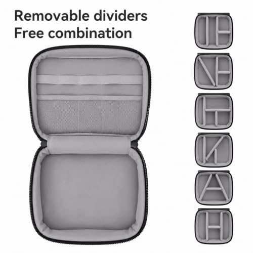 Image of WEMOL Travel Fashion Cosmetic Organizer Storage Bag, Soft Padded - Black | Super Soft, For Brushes, Toiletries, Cosmetics Items, For Women