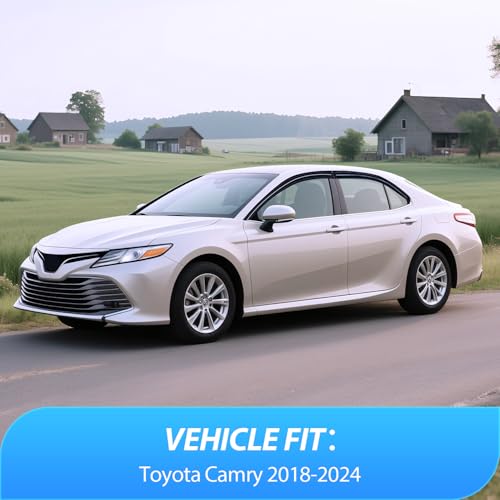 Image of Nilight Tape-On Window Visors for Toyota Camry 2018-2024, 4PCS