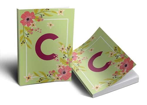 Image of AccuPrints Initial C Premium Soft Bound Notebook Diary |Size 21 x 14.5 cm| for Girls and Women (A5,192 Ruled Pages, 80 GSM) Personal Diary