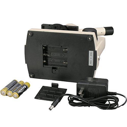 image for AmScope Optical Glass Lens All-Metal LED Compound Microscope, 6 Settin