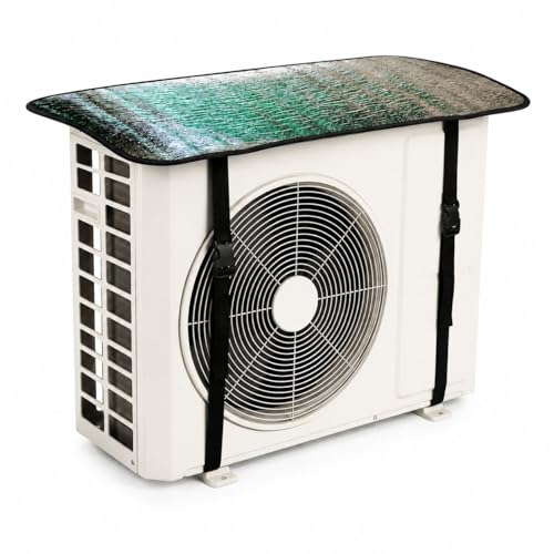 Image of GoKoo Premium Split AC Outdoor Unit Cover - Heavy-Duty Weatherproof & Heat-Insulated Shield for Sun, Rain, Dust & Snow - Boosts Energy Efficiency & Extends AC Life (all size)