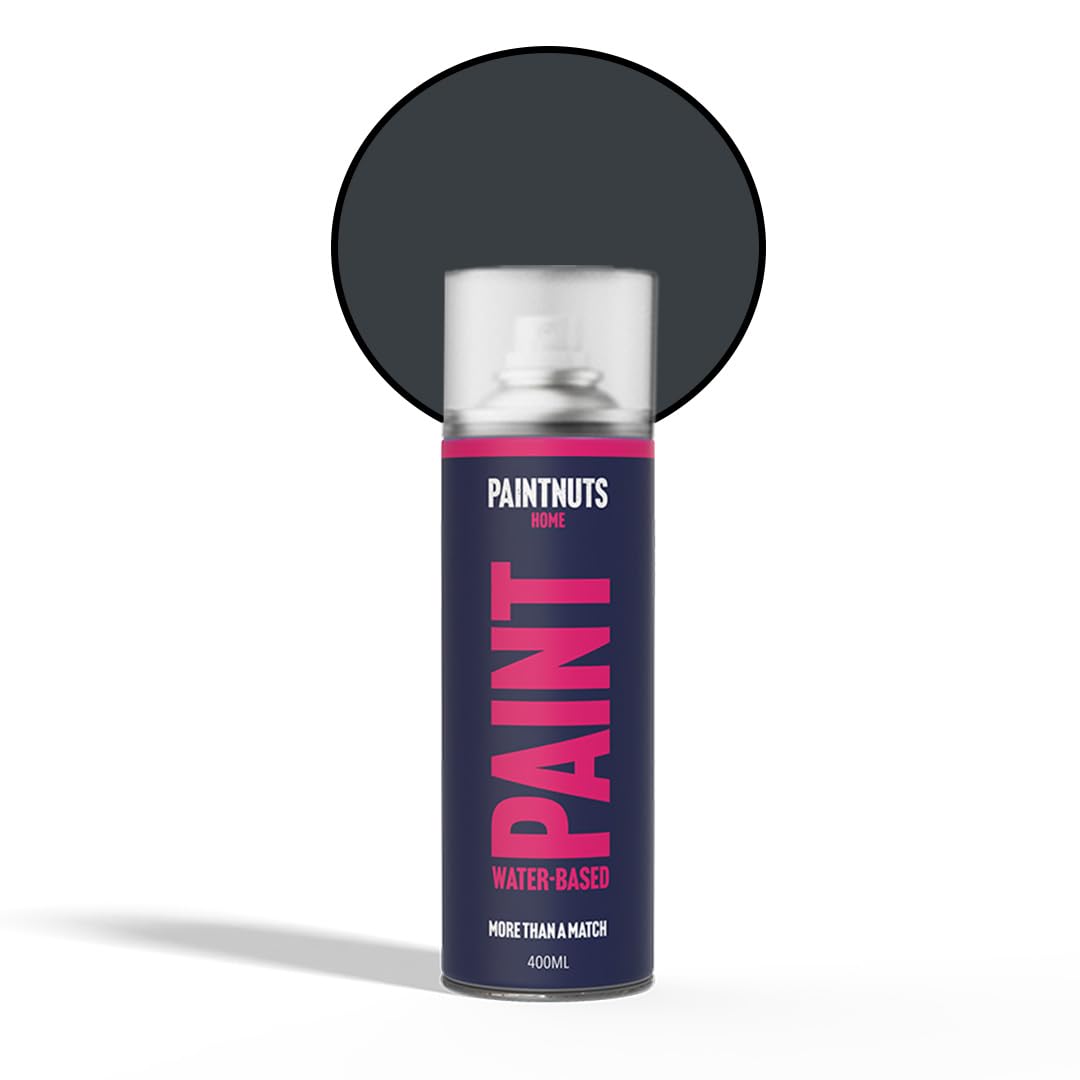 Paintnuts Anthracite Grey Water Based Multi-Surface Paint - Ral-7016 - Gloss 400Ml Spray Can