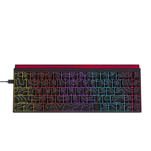 �݊���������܂�Ajazz Nacodex NK68 68 �L�[�L�����J�j�J���L�[�{�[�h�n�`�L�[�L���b�v RGB ���C�g�o�[�Q�[���I�t�B�X�L�[�{�[�h�ƌ݊���������܂�(Black contour lines)