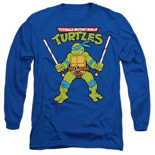 TMNT Retro Leo T Shirt manches longues vêtement mixte Tortues Ninja