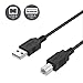 Digipartspower 6ft USB Cord Cable Lead for HP OfficeJet 150 200 250 Mobile Portable Printer