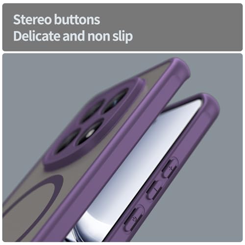 Image of Compatible with REDMI Redmi Note 15 5G Case Cover,Compatible with MagSafe,Anti-Fall,Compatible with Xiaomi Redmi Note 15 4G 2510DRA23E 2510DRA23G Cell Protective Phone Case Purple