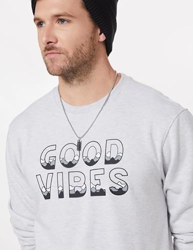 Image of Amazon Brand - Symbol Men Cotton Rich Light Weight Crew Neck Sweatshirt (Regular Fit)