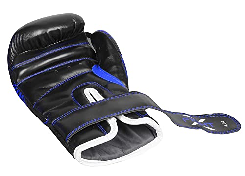 Fightx Kids Boxing Gloves For 3-8 Years 4 6 Oz Training Mma Boys Girls Kickboxing Punching Gloves For Training, Punching Bag, Muay Thai, Mma (Blue, 4Oz) #TOP4
