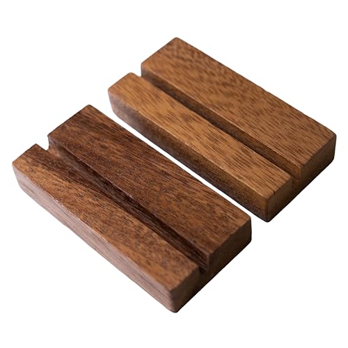 Wood Calendar Stands - South American Walnut (2 Pack)