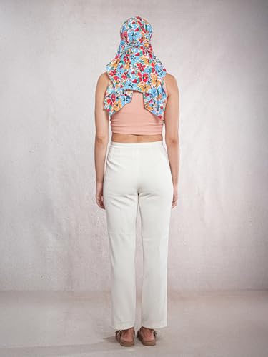 Image of Multipurpose Mask Cum Scarf for Women Cotton I Face Cover for Women I Sun Protection and Summer Wear Scarf