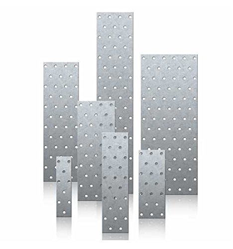 Preisvergleich Produktbild 25 Stück Lochplatte 80 x 200 x 2.0