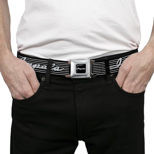 Buckle-Down Standard Seatbelt Belt Impala XL, Multicolor, 1.5" Wide-Fits Pant Size 32-523