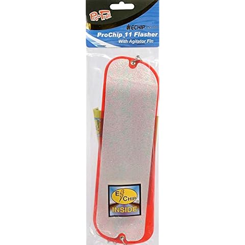 Pro-Troll Fishing Products ProChip 11 Fin Flasher with EChip (Glow Red, 11-Inch) Cover
