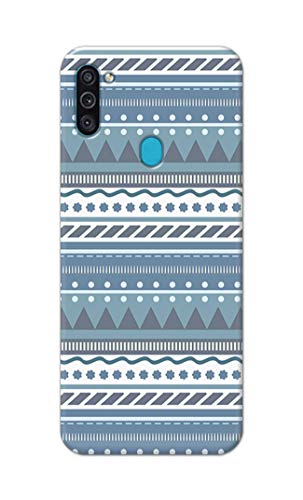 Image of Printed Hard Back Cover Case for Samsung Galaxy M11 | Samsung Galaxy A11 Back Cover (Seamless Geometric Tribal Pattern) -1803