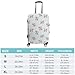 Meaudiwes Fashion Luggage Cover Washable Suitcase Protector Travel Suitcase Covers Fits 19-21 Inch Luggage Japanese Cherry Flowers Blossom Tree Floral Branch Spring Season Theme Baggage Covers (S)