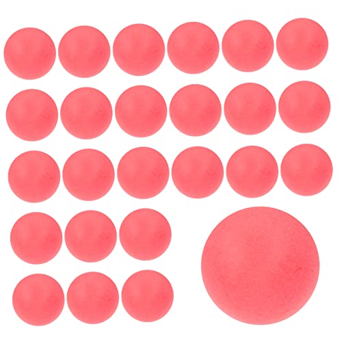 KICHOUSE 100pcs Plastic Pong Balls Raffle Balls Game Night Props Seamless for Parties Durable