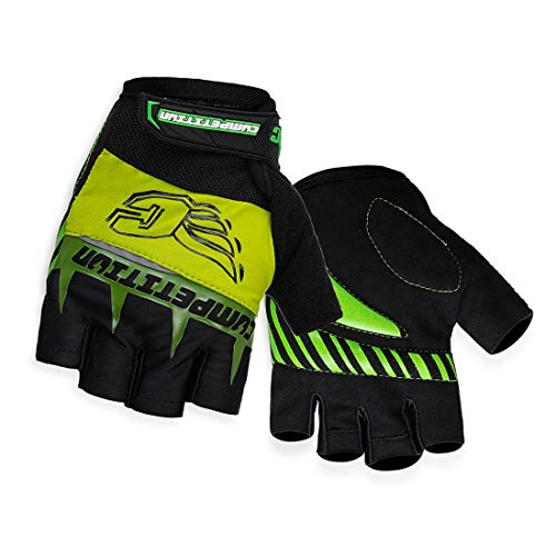 PTSOC Mountain Road Bike Gloves for Men Women with Shock-Absorbing Anti-Slip Breathable Cycling