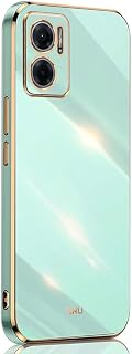 SEAHAI Funda para Xiaomi Redmi 10 5G / Note 11E, Galvanoplastia de Diseño de Phnom Penh Elegante Delgada a Prueba de Golpes TPU de Goma Suave Carcasa de Silicona Colorida, Verde