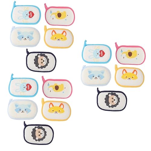 Éponge de bain bébé douce pour créer un rituel de douche apaisant avec le lot POPETPOP