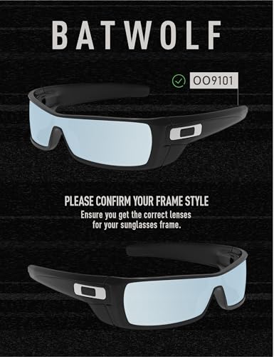 Image of ToughAsNails Polarized Replacement Lenses for Oakley Batwolf OO9101 Sunglasses - More Options