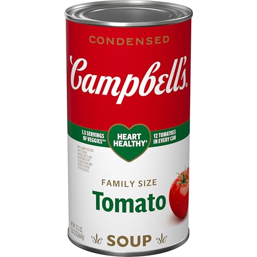 Image of Campbell's Condensed Heart Healthy Tomato Soup, 23.2 oz Family Size Can