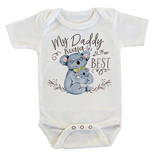 Image of Witty and Bitty My Daddy Koala-fies As The Best Gift for Dad Father Onesie/Bodysuit