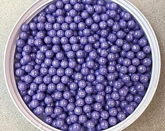 Lavender Edible Sugar Pearls 