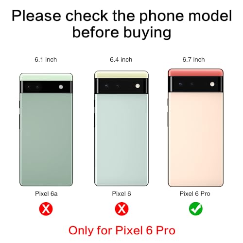2 PCS for ASDAWN Back Rear Camera Lens Glass Replacement for Google Pixel 6 Pro 6.7 Incheswith Pre-Installed Adhesive, Pixel 6 Pro Back Camera Lens Glass kit with Installation Manual+Repair Tool Set
