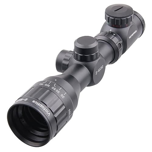Vector Victoptics 2-6x32 AOE SFP Compact Illuminated Rangefinder Reticle Rifle Scope - Free Weaver Mounts