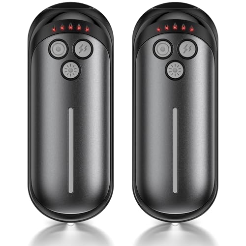 Image of Rechargeable Hand Warmers 2 Pack, Rapid Heating Within 3 Seconds