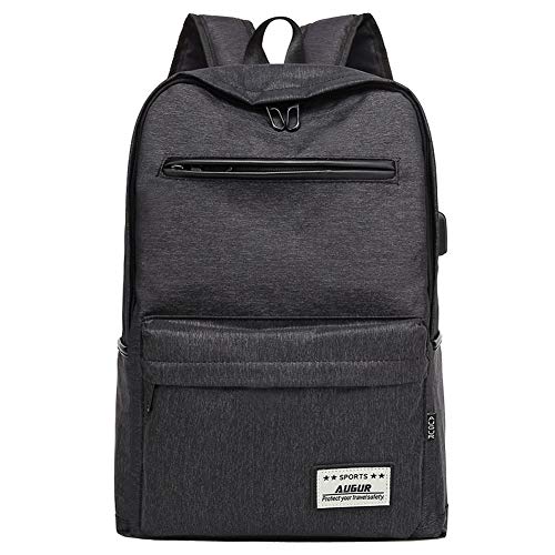 Rucksack in Oxford Stoff/Rucksack Für Laptop Reisen Schule Arbeit/Mit USB Ladeanschluss Für Männer & Frauen/Wasserdichter Rucksack Leichte Mode