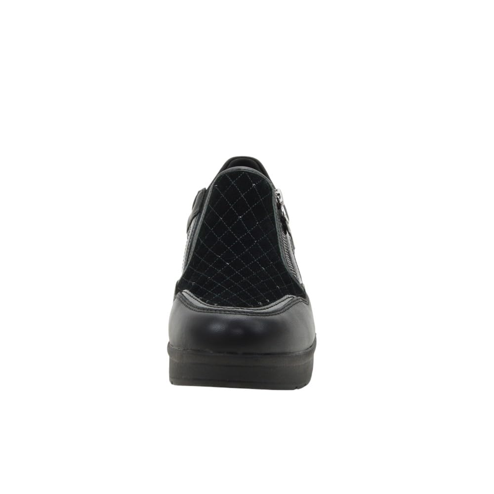 Scarpa Casual Camoscio con zeppa in Gomma - 222959 per: Donna
