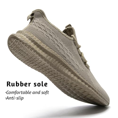 Image of DLWKIPV Running Shoes for Men Casual Slip on Tennis Walking Sneakers Lightweight Breathable Mesh Fashion Gym Athletic Sports Workout Non Slip Trainers