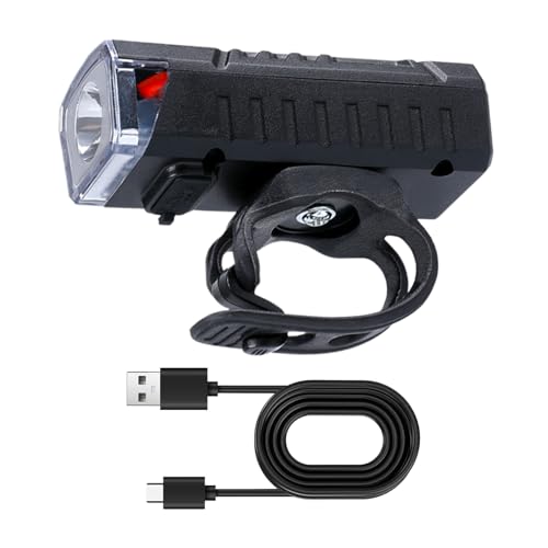 Luces de ciclismo brillantes | Faro delantero impermeable, luz LED frontal recargable | Lámpara de batería integrada, múltiples modos de iluminación, luz resistente para bicicleta de carretera