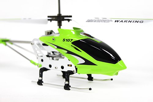 Syma S107 3 Channel Rc Helicopter With Gyro, Green #TOP3