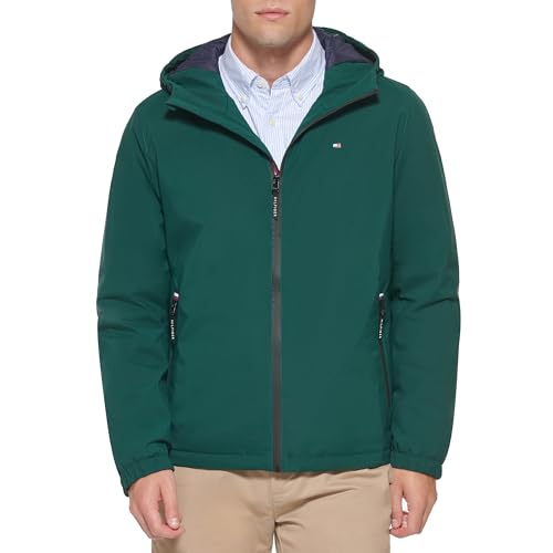 Image of Tommy Hilfiger Men's Quilted Hooded Puffer Jacket