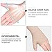 Carpal Tunnel Gloves Wrist Thumb Support Sleeve Gloves Fingerless Wrist Hand Wrap for Hand and Osteoarthritis Joint M Wrist Rest
