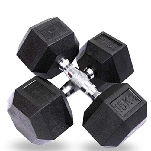 Dumbbells Hexagonal Dumbbell Men's Home Fitness Apparatuur 20kg Gym Commercial Asian Bell Set Halterset - Afbeelding 4